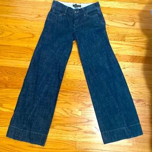 Wide leg jeans. Size 2